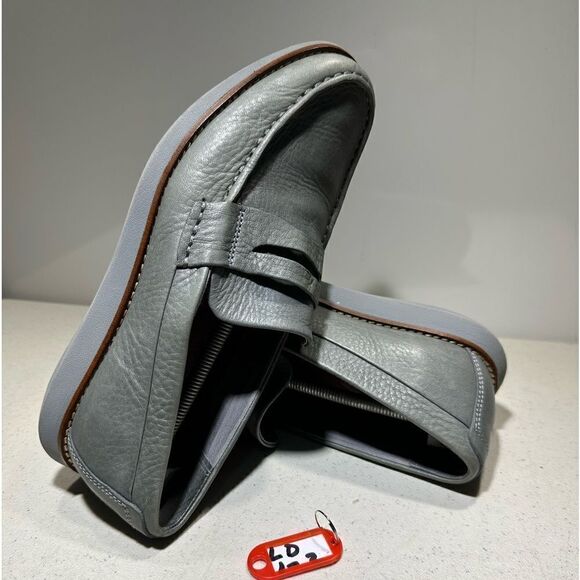 Sperry Men's Kennedy Penny Leather Loafers LV5 Grey Tumbled STS21302 Size US:7M - Picture 1 of 8